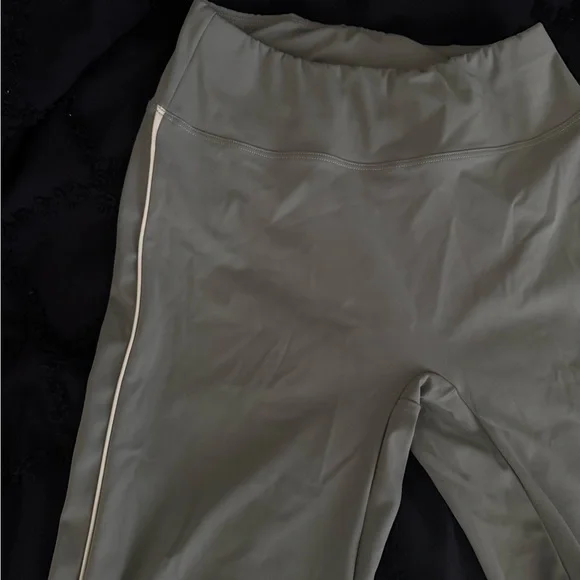 Women's Sage Grey/green High-Waisted Pants - Picture 2 of 3